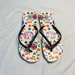 Tory Burch flip flops size 11